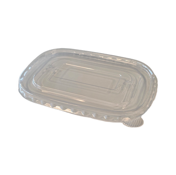 Couvercle en PET pour bac rectangulaire pour glaces - Carton de 300 unités