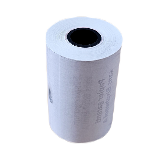 Rouleau de papier thermique - Bobine de 57 x 40 x 12 mm - Carton de 50 rouleaux