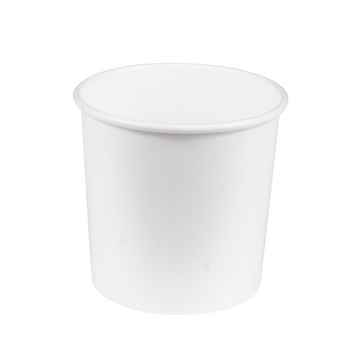 Récipient en carton double paroi BLANC neutre 358 ml - Carton de 500 unités
