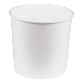 Récipient en carton double paroi BLANC neutre 770 ml - Carton de 500 unités