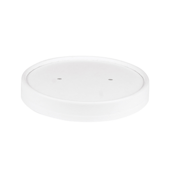 Couvercle en carton double paroi BLANC pour pot 479 ml - Carton de 500 unités