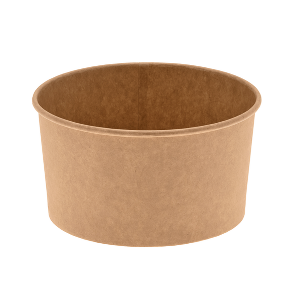 Boîte à salade en carton KRAFT 960 ml  - Carton de 300 unités