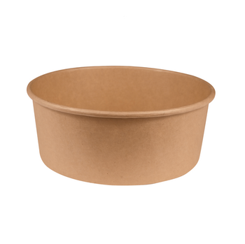 Boîte à salade en carton KRAFT 1100 ml  - Carton de 300 unités