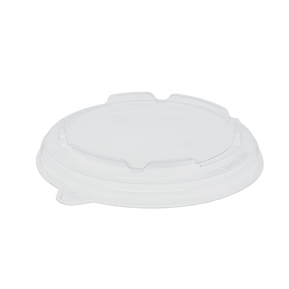Couvercle PET pour boîte à salade en carton 500 780 et 960 ml  - Carton de 300 unités