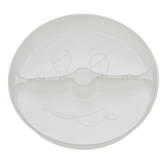 Insert 2 compartiments pour boîte à salade en carton 1100 ml  - Carton de 300 unités