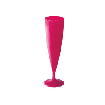 Flûte à champagne ROSE MAGENTA en PS 13.5 cl - Carton de 200 unités