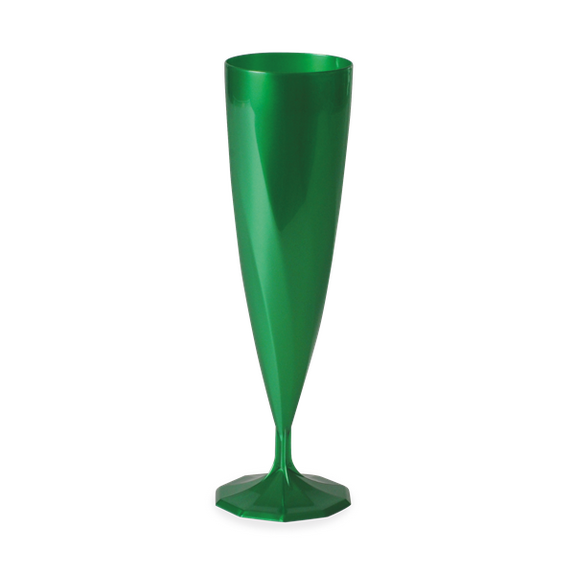 Flûte à champagne EMERAUDE en PS 13.5 cl - Carton de 200 unités