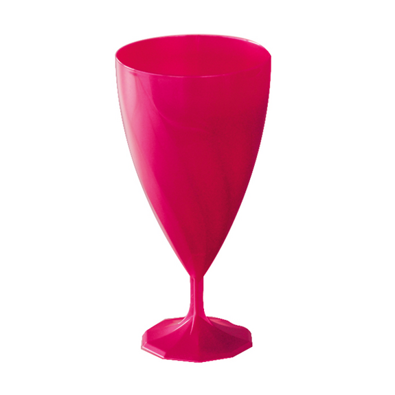Verre à eau ROSE MAGENTA en PS 20 cl - Carton de 132 unités