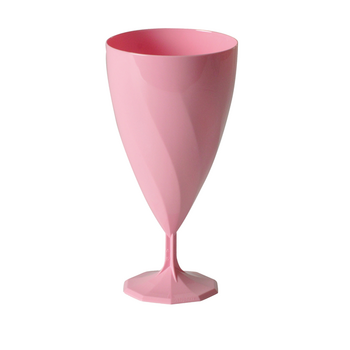 Verre à eau ROSE en PS 20 cl - Carton de 132 unités
