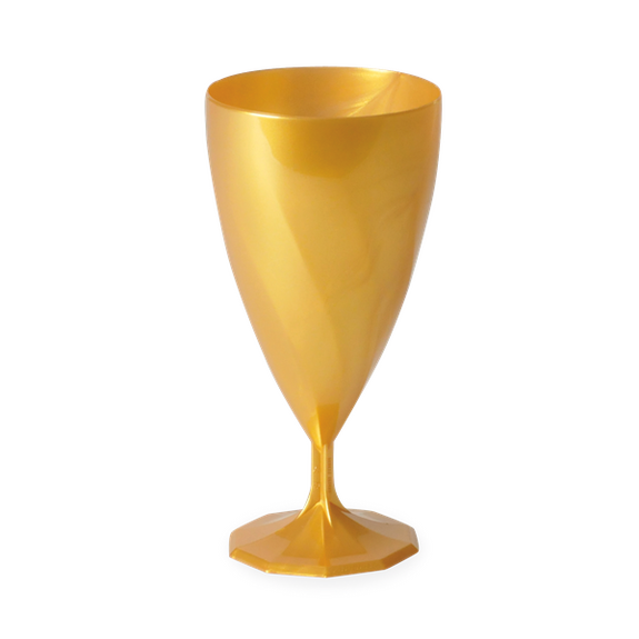 Verre à vin OR en PS 15 cl - Carton de 168 unités