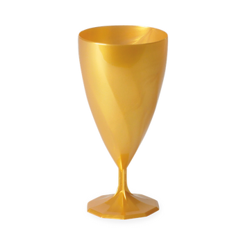 Verre à vin OR en PS 15 cl - Carton de 168 unités