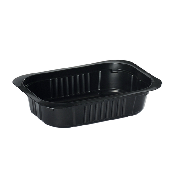 Barquette thermoscellable NOIRE en PP - 250 ml - carton de 1800 unités