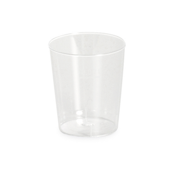 Verrine ronde transparente 2 cl - 3.7 x 4.2 cm - carton de 2700 unités