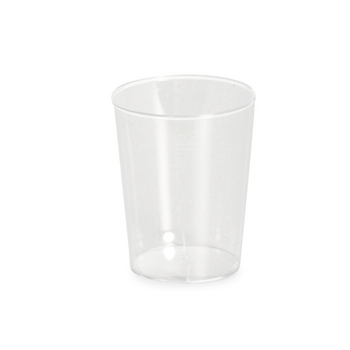 Verrine ronde transparente 5 cl - 4.2 x 5.2 cm - carton de 2000 unités
