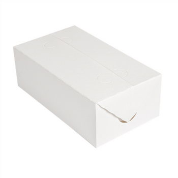 Boîte Take Away en carton blanc 2 litres - Carton de 300 unités