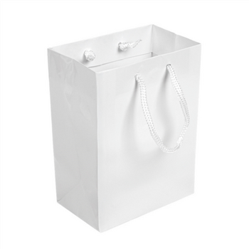 Sac boutique avec anse 12+7x16 cm  Kraft -  Carton de 100 unités