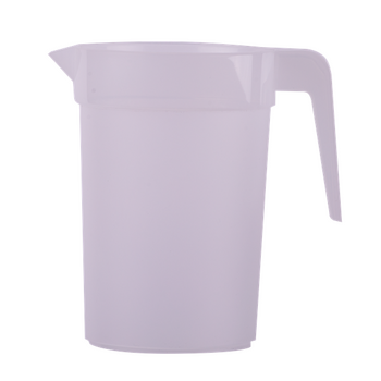 Pichet translucide réutilisable en PP 1000 ml - vendu à l'unité