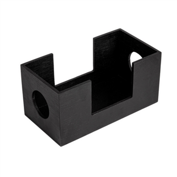 Distributeur en Bambou NOIR pour serviettes 40 x 40 cm (pliage : 1/8)