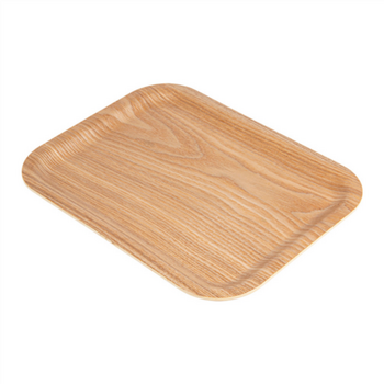 Plateau fast food en BOIS 32 x 24 cm