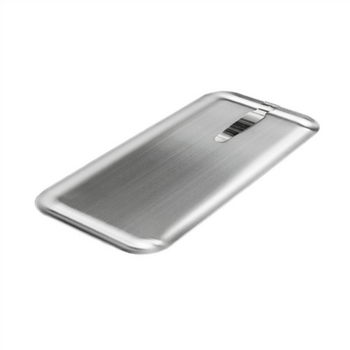 Plateau porte addition inox avec clip - 18.5x9 cm - pack de 10