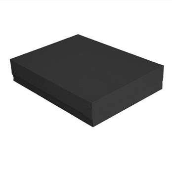 Plateau de transport avec couvercle NOIR 19.5x11x4.5(h) cm - paquet de 50 unités