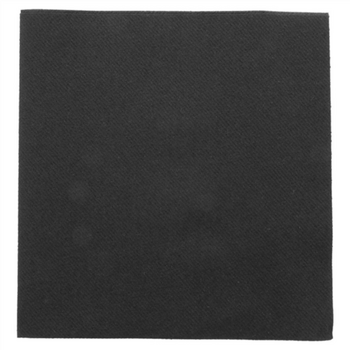 Serviette Soft voie sèche 50x50 cm NOIRE 55 g/m² - carton de 400 unités