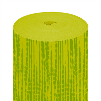 Chemin de table Soft en rouleau prédécoupé de 40 x 120 cm Safari KIWI - Carton 6 rouleaux