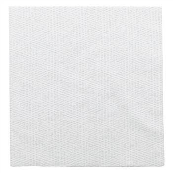 Serviette non tissée Like-Linen cocktail 20x20 cm KEIKO BLANC - carton de 3600 unités