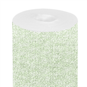 Chemin de table non tissée Like-Linen KEIKO VERT OLIVE - carton de 6 rouleaux de 24 m prédécoupés en segments 40 x 120 cm