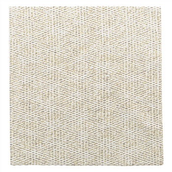 Nappe pliée Like-Linen KEIKO SABLE 120 x 120 cm - Carton de 200 unités