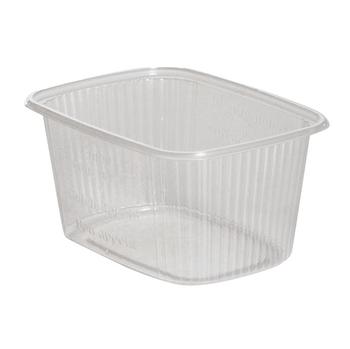 Boite translucide en PP micro-ondable - 250 ml - Carton de 1000 unités