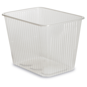 Boite translucide en PP micro-ondable - 2000 ml - Carton de 300 unités