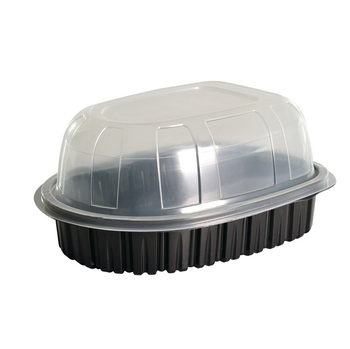 Barquette Poulet micro-ondable avec couvercle - carton de 100 unités