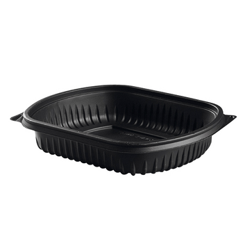 Barquette noire en PP micro-ondable - 720 ml - Carton de 252 unités