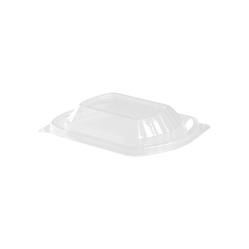 Couvercle en OPS pour barquette noire en PP 360 ml - Carton de 232 unités