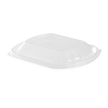 Couvercle en OPS pour barquette noire en PP 1080 ml - Carton de 252 unités