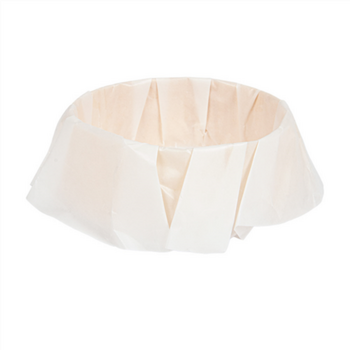 Anneau de cuisson en bois avec papier siliconé 150 ml - 8x3cm - carton de 100 unités