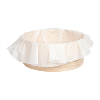 Anneau de cuisson en bois avec papier siliconé 545 ml - 11.8x3cm - carton de 100 unités