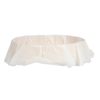 Anneau de cuisson en bois avec papier siliconé 890 ml - 18x3.5cm - carton de 100 unités