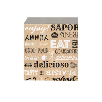 Sac burger Parole ALU KRAFT 16 x 16,5 cm - pack de 500 unités