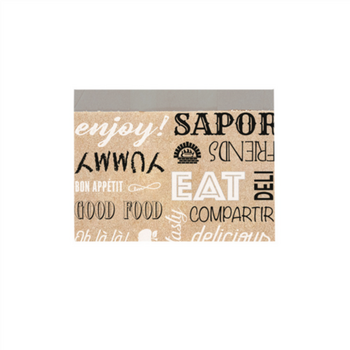 Sachet pour fritures Parole ALU + KRAFT 12 +5 x 9 cm - pack de 500 unités