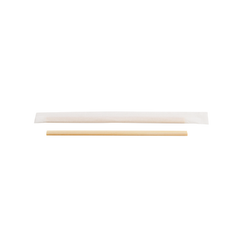 Agitateur en bambou 11 cm en sachet individuel  - Boite de 500 unités