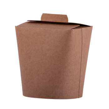Pot en carton pour pâtes / salades / plats cuisinés Kraft 960 ml - paquet de 50 unités