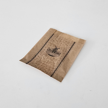 Sac à croissants MOULIN kraft avec impression 12 + 5 x 15 cm - carton de 1000 unités