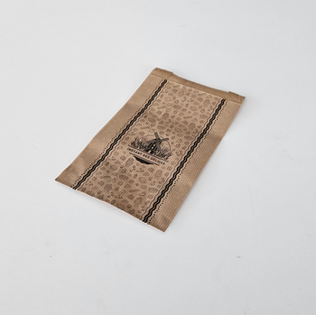 Sac à croissants MOULIN kraft avec impression 12 + 5 x 20 cm - carton de 1000 unités
