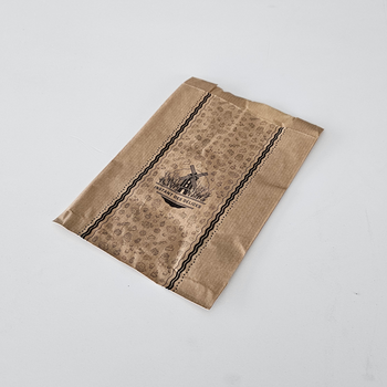 Sac à croissants MOULIN kraft avec impression 14 + 6 x 20 cm - carton de 1000 unités