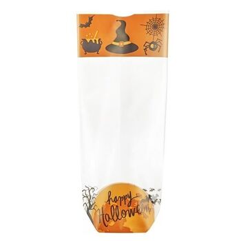 Sachet fond carton HALLOWEEN 100 x 220 mm - paquet de 100 unités