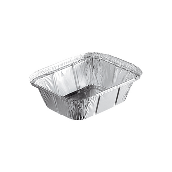 Barquette en aluminium operculable - 255 ml - 12.7x10x3.3(h)cm - 1000 unités