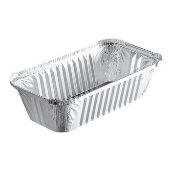 Barquette en aluminium operculable - 685 ml - 20.1x10.9x3.4.9(h)cm - 500 unités