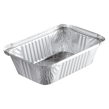 Barquette en aluminium operculable - 900 ml - 20.1x13.6x5(h)cm - 1000 unités
